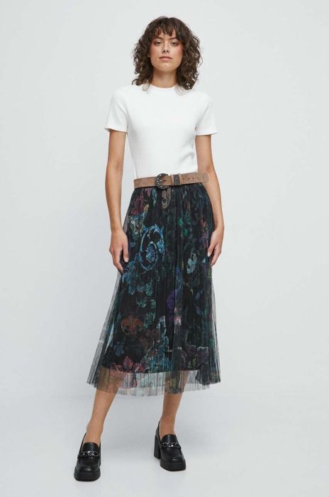 Спідниця Medicine midi розкльошена колір барвистий (3472900)