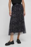 Спідниця Medicine колір чорний midi розкльошена (3545479)