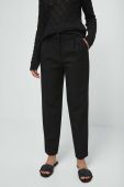 Штани Medicine жіночі колір чорний фасон chinos середня посадка (3452451)