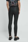 Штани Medicine жіночі колір чорний облягаюче висока посадка Штани Medicine жіночі колір чорний облягаюче висока посадка