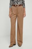 Штани Medicine жіночі колір бежевий широке висока посадка (3545494) Штани Medicine жіночі колір бежевий широке висока посадка (3545494)
