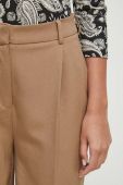 Штани Medicine жіночі колір бежевий широке висока посадка (3545494) Штани Medicine жіночі колір бежевий широке висока посадка (3545494)