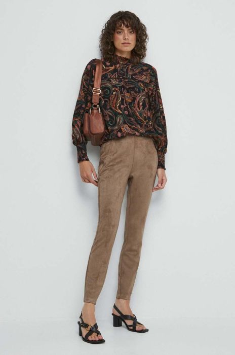 Легінси Medicine жіночі колір бежевий однотонні Легінси Medicine жіночі колір бежевий однотонні