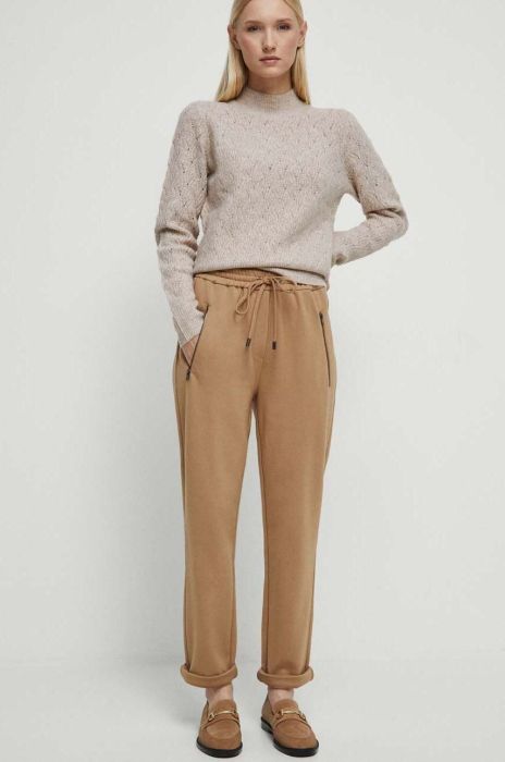 Спортивні штани Medicine колір бежевий однотонні (3484701)