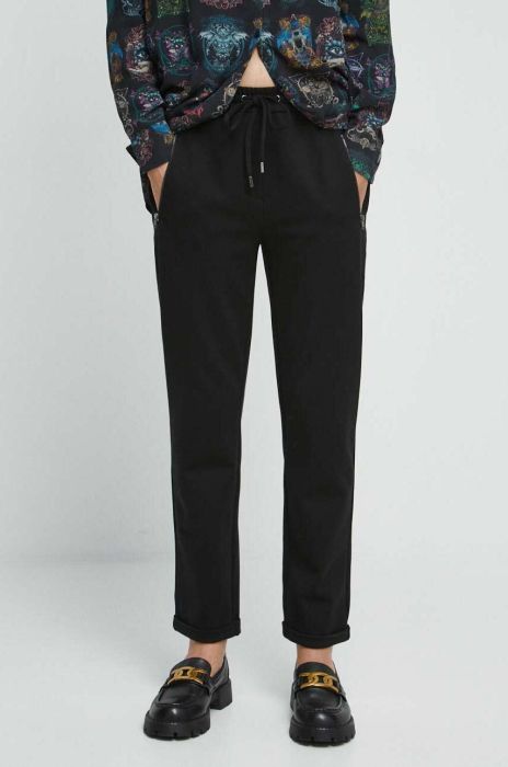 Спортивні штани Medicine колір чорний однотонні (3484695) Спортивні штани Medicine колір чорний однотонні (3484695)