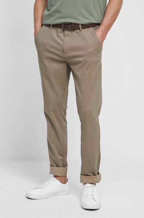 Штани Medicine чоловічі колір бежевий облягаюче (3380419) Штани Medicine чоловічі колір бежевий облягаюче (3380419)