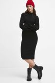 Сукня Medicine колір чорний midi облягаюча (3643148)