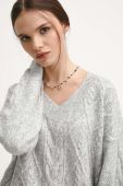 Светр з домішкою вовни Medicine жіночий колір сірий Светр з домішкою вовни Medicine жіночий колір сірий