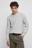 Бавовняний светр Medicine колір сірий легкий