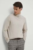 Светр Medicine чоловічий колір бежевий легкий гольф (3532261)