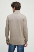 Светр Medicine чоловічий колір бежевий легкий гольф (3532236) Светр Medicine чоловічий колір бежевий легкий гольф (3532236)