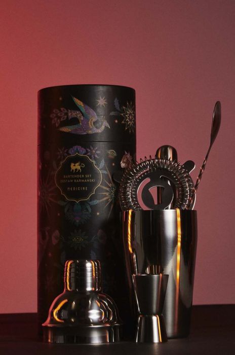 Барменський набір Medicine колір чорний Барменський набір Medicine колір чорний