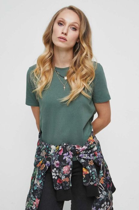 Бавовняна футболка Medicine колір зелений (3587622) Бавовняна футболка Medicine колір зелений (3587622)