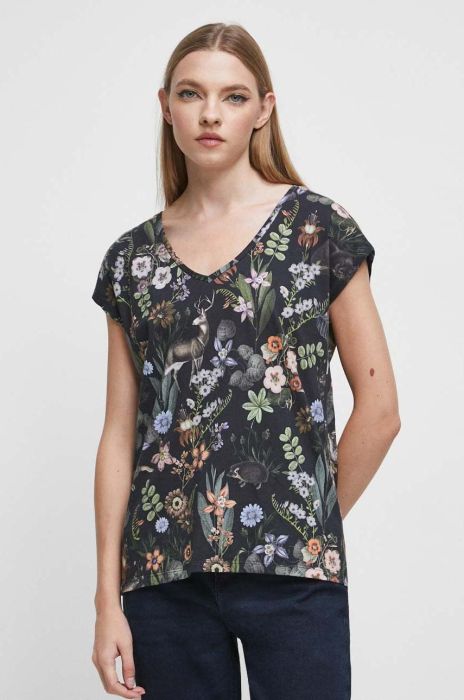 Бавовняна футболка Medicine жіночий колір барвистий (3599200) Бавовняна футболка Medicine жіночий колір барвистий (3599200)