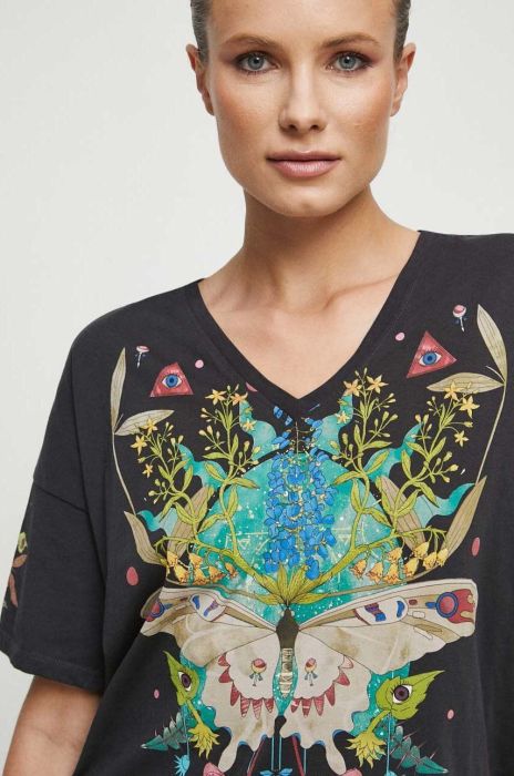 Бавовняна футболка Medicine колір сірий (3368072) Бавовняна футболка Medicine колір сірий (3368072)