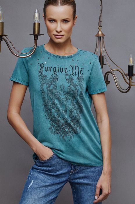 Бавовняна футболка Medicine колір зелений (3406384) Бавовняна футболка Medicine колір зелений (3406384)