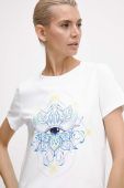 Бавовняна футболка Medicine жіночий колір білий (3673494)