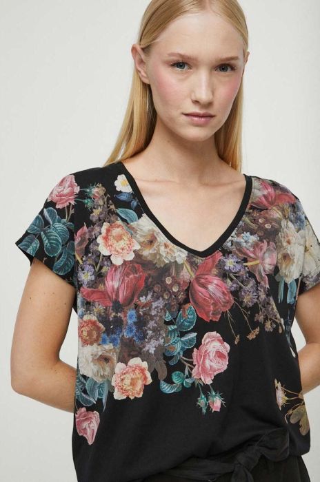 Бавовняна футболка Medicine колір чорний (3444958) Бавовняна футболка Medicine колір чорний (3444958)