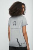 Бавовняна футболка Medicine колір сірий (3460136) Бавовняна футболка Medicine колір сірий (3460136)