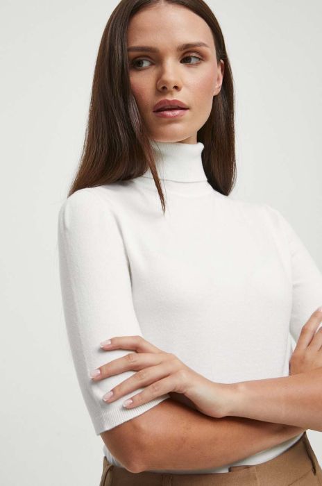 Футболка Medicine жіночий колір бежевий гольф (3545449) Футболка Medicine жіночий колір бежевий гольф (3545449)