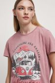 Бавовняна футболка Medicine колір рожевий (3569343) Бавовняна футболка Medicine колір рожевий (3569343)