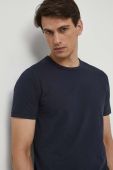 Бавовняна футболка Medicine колір синій однотонний (3573000)