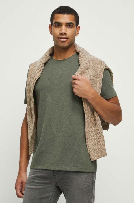 Футболка Medicine чоловічий колір зелений меланж (3608800) Футболка Medicine чоловічий колір зелений меланж (3608800)