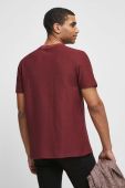 Футболка Medicine чоловічі колір бордовий однотонний Футболка Medicine чоловічі колір бордовий однотонний