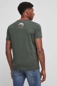Бавовняна футболка Medicine колір зелений візерунок (3406396) Бавовняна футболка Medicine колір зелений візерунок (3406396)