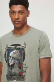 Бавовняна футболка Medicine колір зелений з принтом (3390086)
