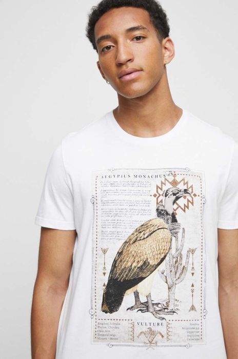 Бавовняна футболка Medicine чоловічий колір білий з принтом (3440092) Бавовняна футболка Medicine чоловічий колір білий з принтом (3440092)