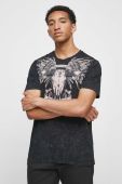 Бавовняна футболка Medicine колір чорний з принтом (3406510) Бавовняна футболка Medicine колір чорний з принтом (3406510)