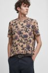 Бавовняна футболка Medicine колір бежевий візерунок (3468539)
