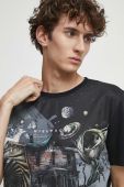 Бавовняна футболка Medicine колір чорний з принтом (3456237) Бавовняна футболка Medicine колір чорний з принтом (3456237)