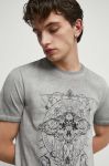 Бавовняна футболка Medicine колір сірий з принтом (3502939)