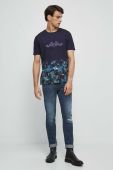 Бавовняна футболка Medicine колір синій з принтом (3557127)