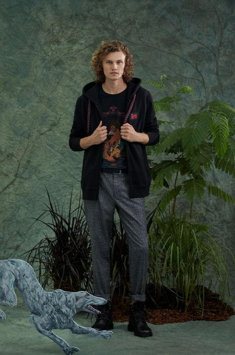 Бавовняна футболка Medicine колір чорний з принтом (3545504) Бавовняна футболка Medicine колір чорний з принтом (3545504)