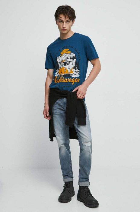 Бавовняна футболка Medicine колір бірюзовий з принтом (3573017) Бавовняна футболка Medicine колір бірюзовий з принтом (3573017)