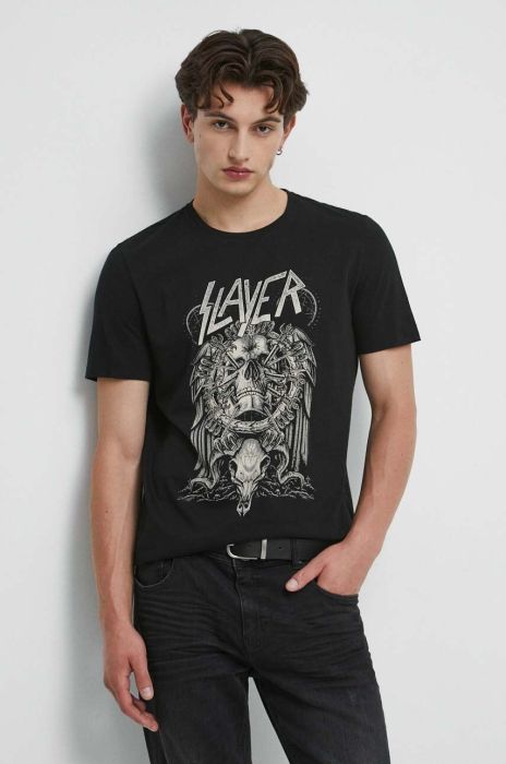 Бавовняна футболка Medicine колір чорний з принтом (3532084)