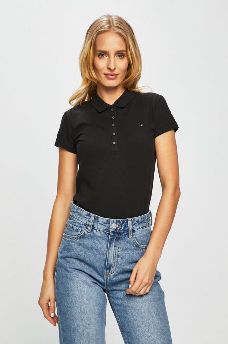 Tommy Hilfiger - Футболка колір чорний (298929) Tommy Hilfiger - Футболка колір чорний (298929)