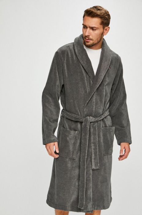 Tommy Hilfiger - Халат колір сірий (201839) Tommy Hilfiger - Халат колір сірий (201839)