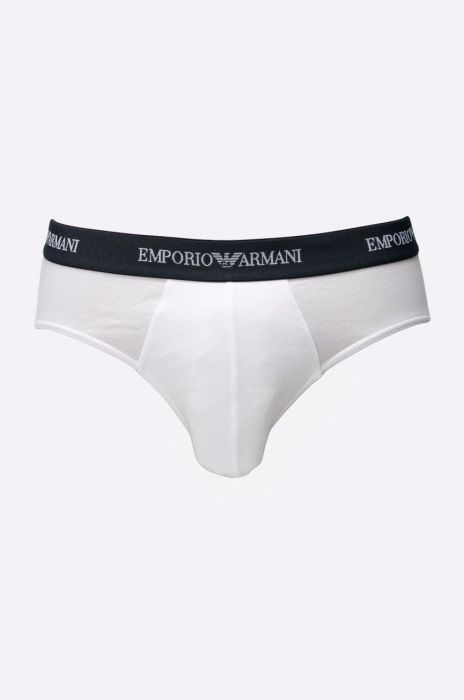 Emporio Armani Underwear - Сліпи (2-pack) колір білий Emporio Armani Underwear - Сліпи (2-pack) колір білий
