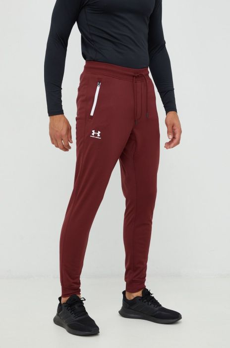 Штани Under Armour чоловічі колір коричневий однотонні (2619607)