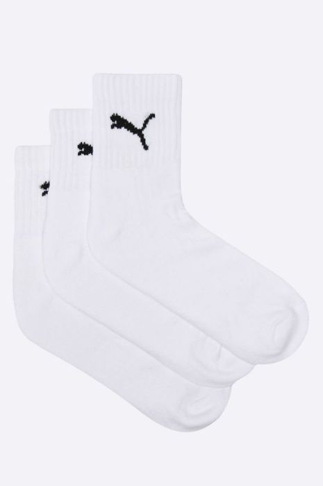 Puma - Шкарпетки (3-Pack) 90611004 колір білий Puma - Шкарпетки (3-Pack) 90611004 колір білий