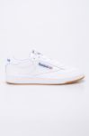 Reebok - Черевики Club C 85 AR0459 AR0459-WHITE/ROYA колір білий Reebok - Черевики Club C 85 AR0459 AR0459-WHITE/ROYA колір білий