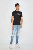 Armani Exchange - Футболка колір чорний (155317) Armani Exchange - Футболка колір чорний (155317)