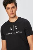 Armani Exchange - Футболка колір чорний (155317) Armani Exchange - Футболка колір чорний (155317)