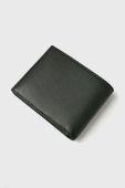Lacoste - Шкіряний гаманець колір чорний (279003) Lacoste - Шкіряний гаманець колір чорний (279003)