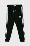Штани adidas Originals DV2872 колір чорний гладке Штани adidas Originals DV2872 колір чорний гладке