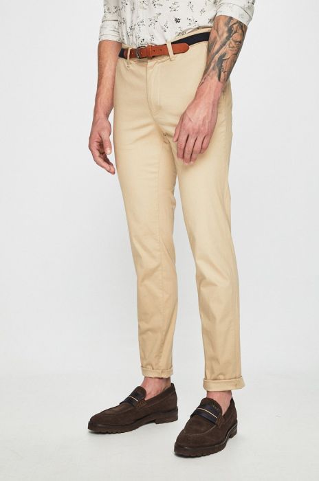 Selected Homme - Штани колір бежевий (234771)